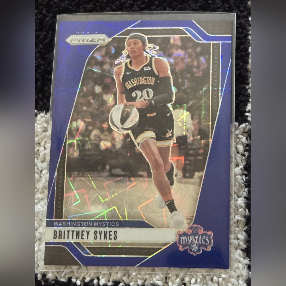 Brittney Sykes 2024 Panini Prizm WNBA Blue Velocity Prizms #80